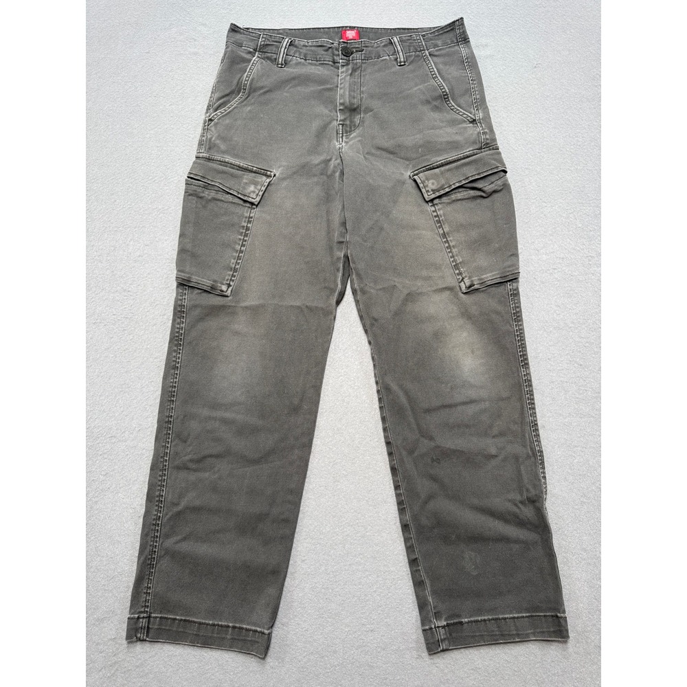 Levi's XX Cargo Pants Men's 32x30 Gray Taper Fit Red Tab Cotton Utility Workwear